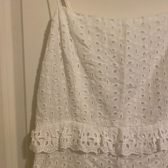 Impeccable Pig White Eyelet Midi Dress - Picture 4 of 5